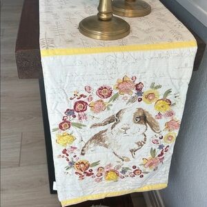 Pier One Easter “bunny” mantle cover